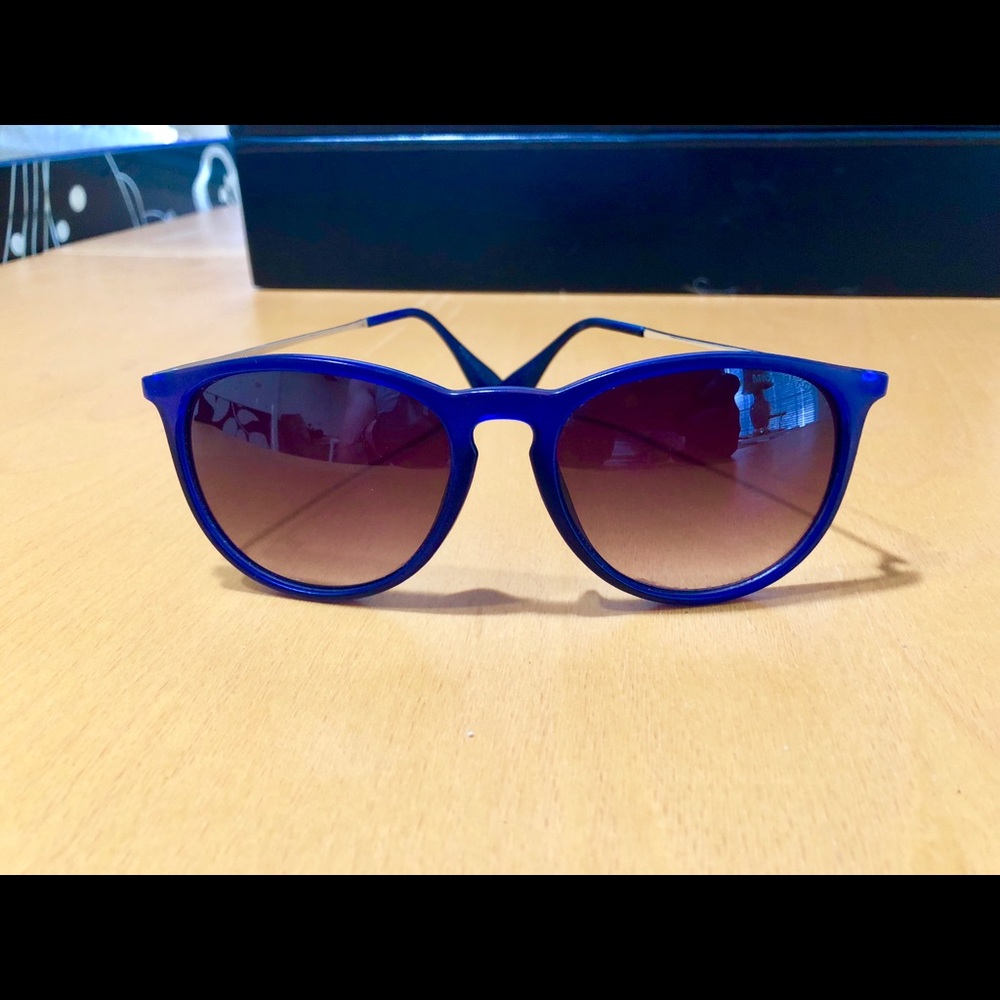 Michael Kors Deep Blue Adrianna Cat Eye Sunglasses